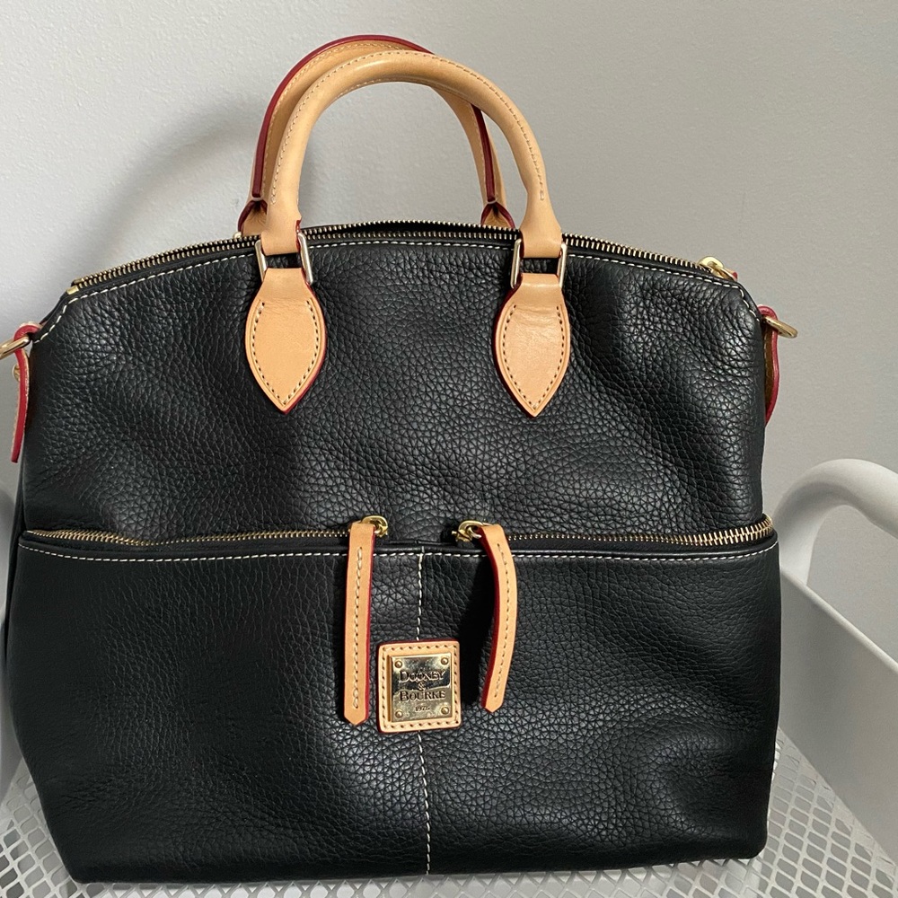 Dooney and Bourke pebbled leather satchel